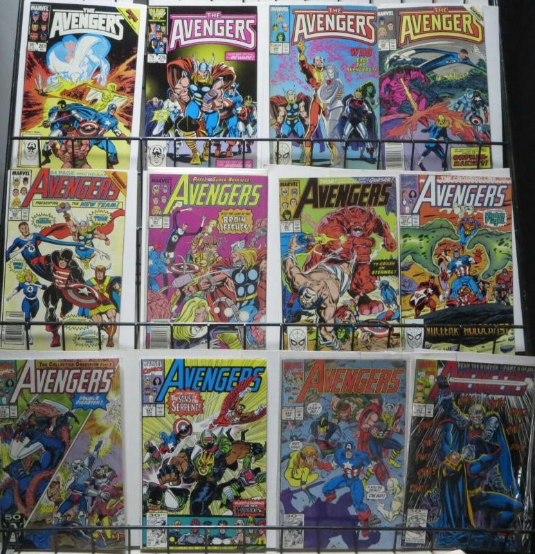 AVENGERS 1980s-1990sSAMPLER! Marvel, 29 issues! F/+ Roger Stern! John Buscema
