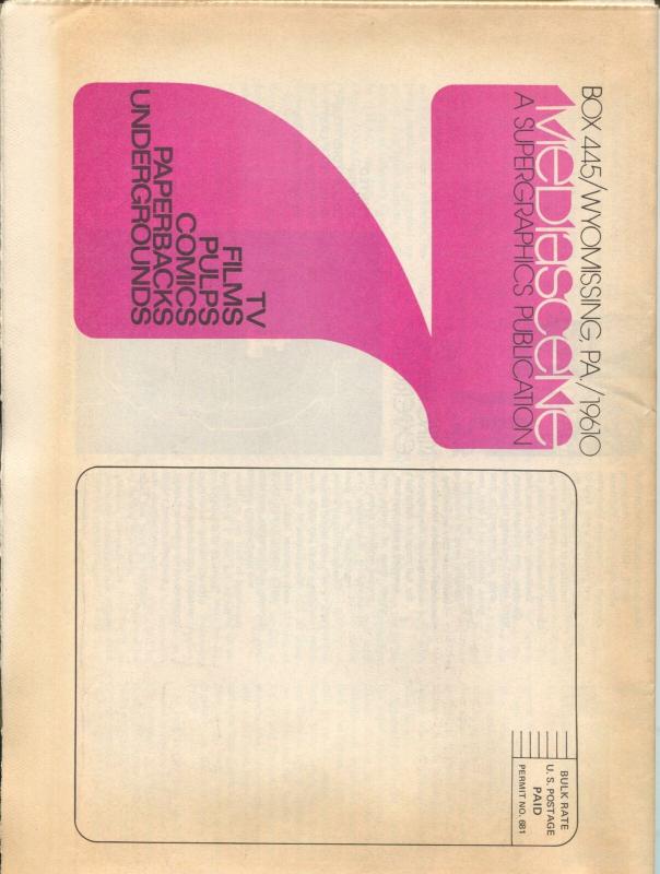 Mediascene #7 1973-Crime & Violence issue-Dirty Harry-Steranko GGA-VF