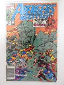 Avengers West Coast #61 Newsstand Edition (1990)