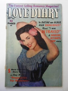 Love Diary #18 (1951) GD Condition cover detached, 2 in cumulative spine split