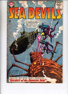 Sea Devils #15 (Feb-64) VG+ Affordable-Grade Sea Devils (Dane Dorrence, Biff ...