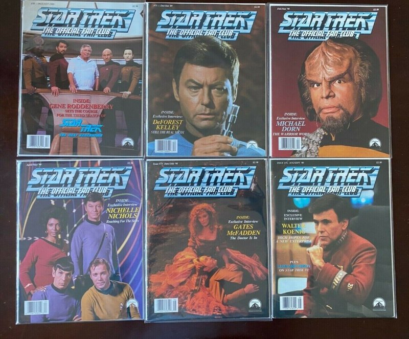 Star Trek Mags lot from:#58-99 Official Fan Club 39 pieces 6.0 FN (1987-94)