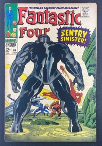 Fantastic Four (1961) #64 FN+ (6.5) Jack Kirby 1st App Daniel Damian