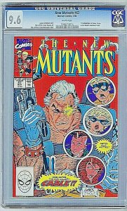 New Mutants # 87 CGC 9.6 Marvel 1st Appearance Of Cable