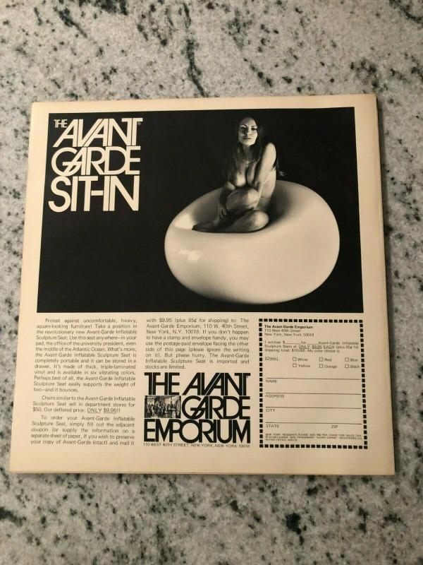 Avant Garde # 11 Artbook Magazine 1970 Wide Book John Lennon Lithographs JL20