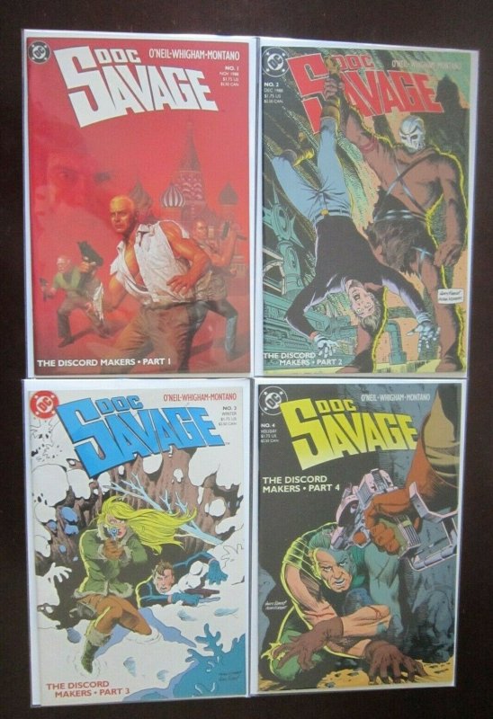 Doc Savage comic lot all 21 different books 8.0 VF DC & Millennium