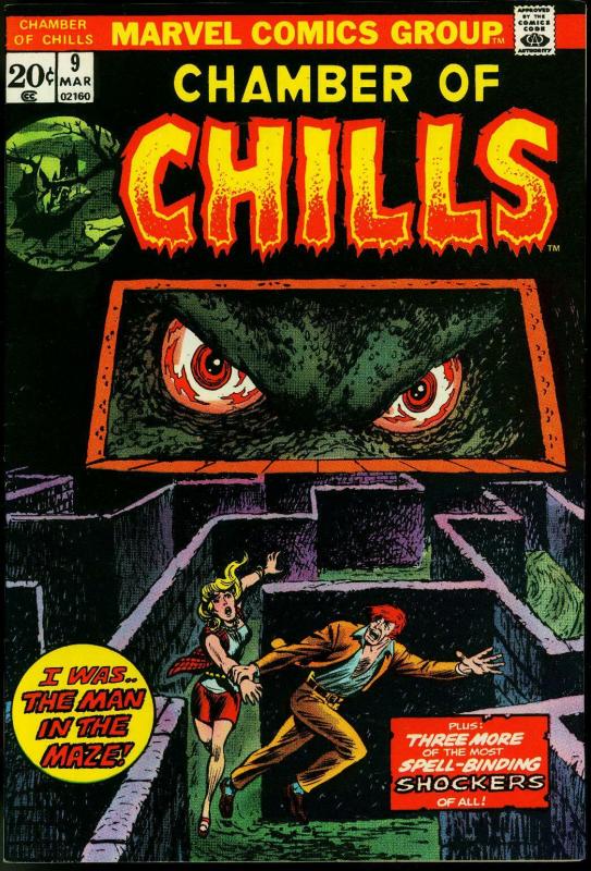 Chamber of Chills #9 1974- Marvel Comics- Horror VF