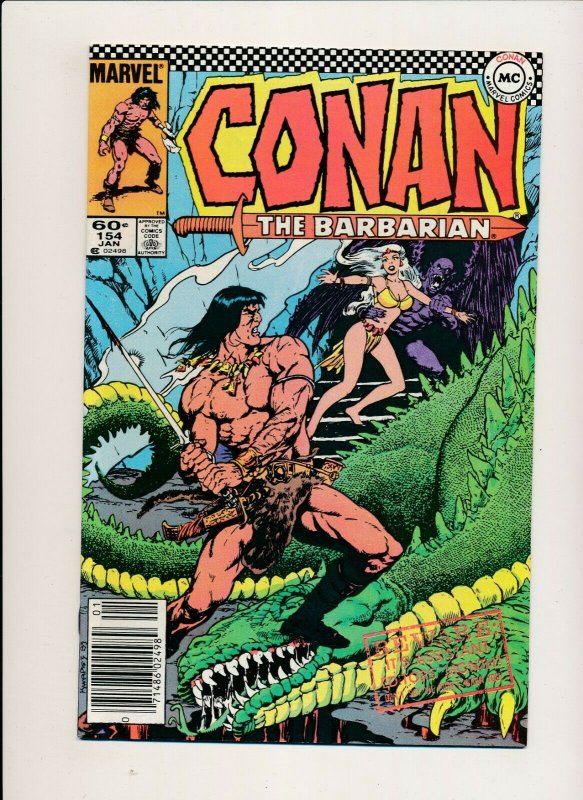 Marvel Comics Lot of 4-CONAN THE BARBARIAN #152,154-156 VERY FINE+ (PF925)