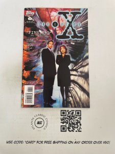 The X-Files # 6 NM Topps Comic Book  David Duchovny Mulder Skully 7 J218