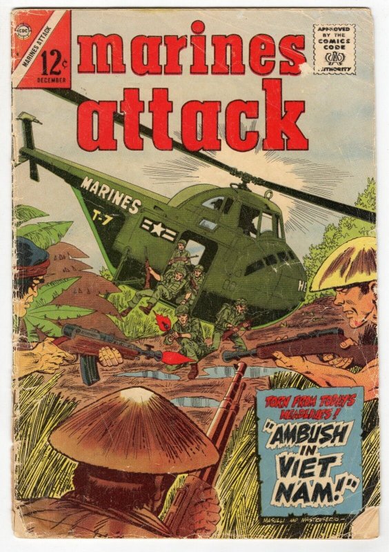 Marines Attack #8 VINTAGE 1965 Charlton Comics 