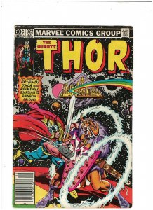Thor #322 Marvel Comics 1982 Bronze Age vs. Heimdall GD/VG 3.0