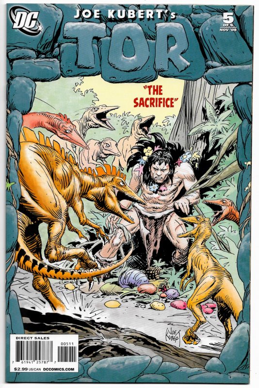 Complete Series! - Joe Kubert's TOR #1-#6 DC 2008 Incredible Prehistoric Action!