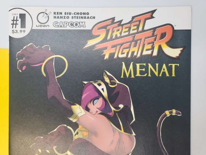 Street Fighter Menat #1 Hanzo Steinback 1:5 Variant 2019 Udon Comics