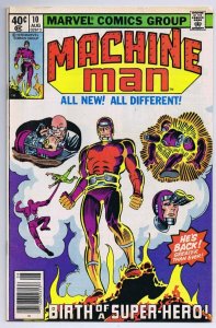 Machine Man #10 ORIGINAL Vintage 1979 Marvel Comics