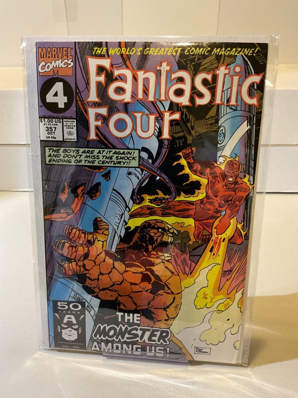 Fantastic Four #357 1991  9.0 (our highest grade)  1st Lyja in True Form!