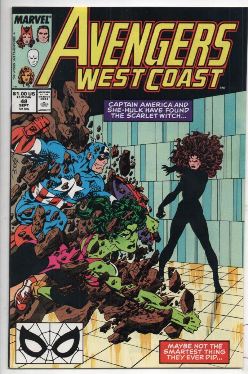West Coast Avengers Vf Nm Wonder Man Scarlett Witch She Hulk Tigra Comic Books