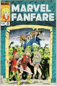 Marvel Fanfare #25 (1982) - 9.4 NM *Weirdworld/Were-Men of Lord Raven*