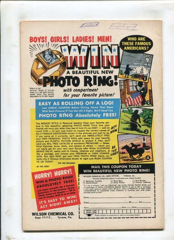 WORLDS FINEST COMICS #115 - THE CURSE THAT DOOMED SUPERMAN! - (4.0) 1961