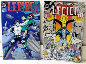 Legion Lot of 2 #47, Annual 2 (1992) DC Green Lantern Lobo 1st Print Comic Books
