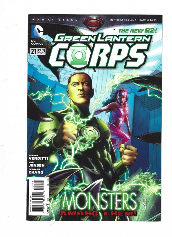 Green Lantern Corps #19 through 21 (2013)