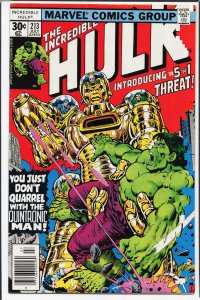 The Incredible Hulk #213 (1977) Hulk