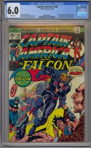 Captain America #180 CGC 6.0 Steve Rogers Becomes Nomad White