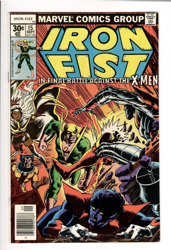 IRON FIST 15 9.2 ;1st APPEARANCE BUSHMASTER;2nd BYRNE X MEN