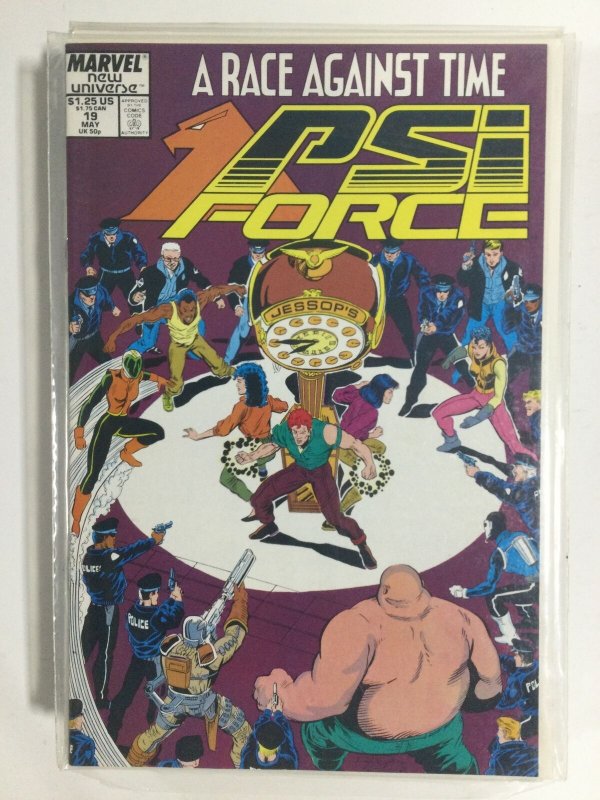 Psi-Force #19 (1988) VF3B129 VERY FINE 8.0