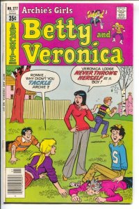 Archie's Girls Betty And Veronica #277 1979-pick-up football game cover-FN