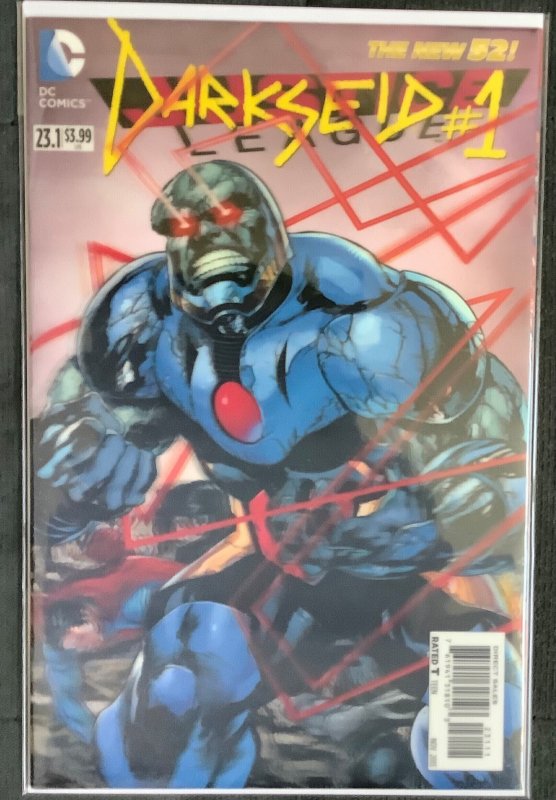Justice League #23.1 3-D Motion Cover (2013, DC) Darkseid Cover. NM/MT
