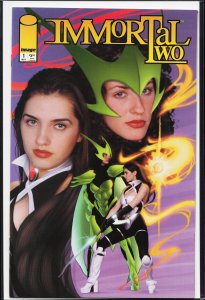 Immortal II #1 (1997) Models are Jill Asher Solomon and Meredith Miller.