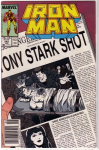 Iron Man   vol. 1  #243 VG Michelinie/Layton, Tony Stark shot