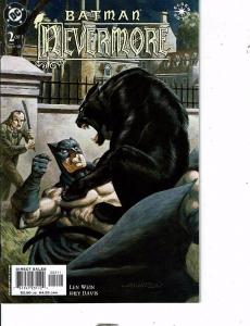 Lot Of 2 DC Comic Book Batman 12c Adventure #1 and Batman Nevermore #2   AB5