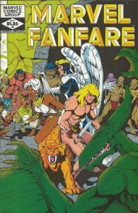 Marvel Fanfare #4 ORIGINAL Vintage 1982 Marvel Comics X-Men