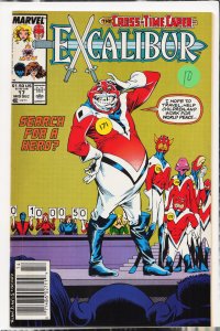 Excalibur #17 Newsstand Edition (1989) Excalibur