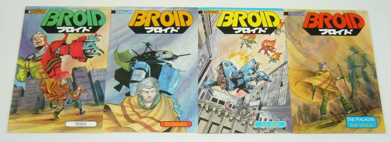 Broid #1-4 VF/NM complete series - eternity comics manga - tim eldred set 2 3