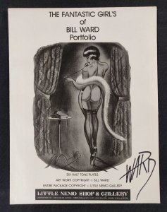 The Fantastic Girl’s of Bill Ward Portfolio Six Half Tone Pin Ups SIGNED