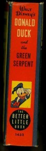 Donald Duck & the Green Serpent Big Little Book Carl Barks Whitman 1947 VG-