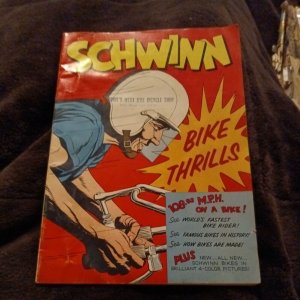 Schwinn Bike Thrills Bicycle Co promotional 1959 silver age advertising Comics
