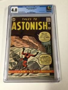 Tales To Astonish 36 Cgc 4.0 Ow/w Pages 3rd Antman Marvel Comics