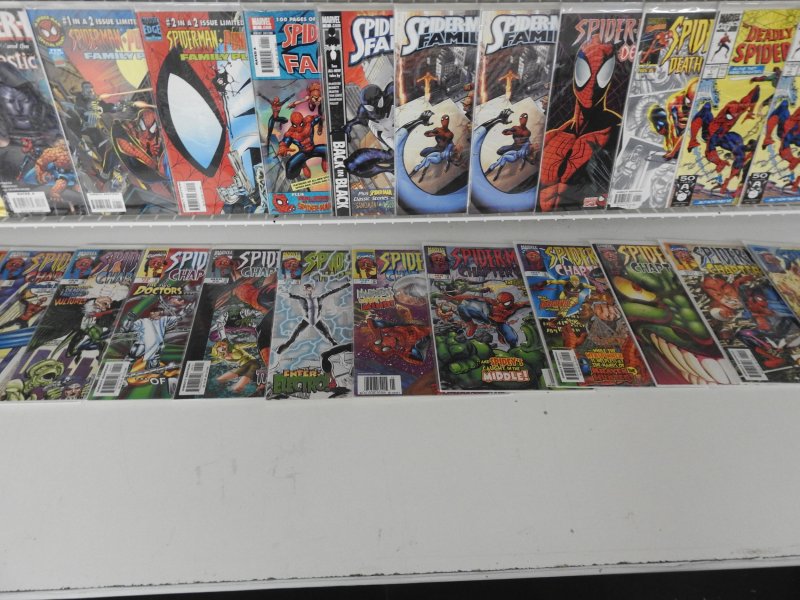 Huge Lot of 130+ Comics W/ ALL SPIDER-MAN COMICS!!! Avg. VF Condition!
