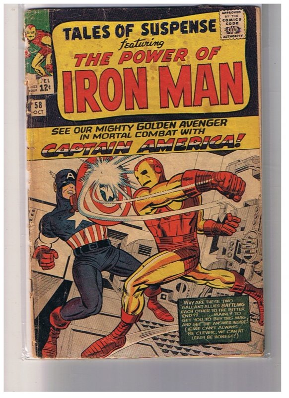 Tales Of Suspense #58 Fair / Tales To Astonish # 93Fair/Good