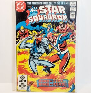 1982 DC Comics All Star Squadron #9 Comic Book Vintage Ring of Fire Ring of Fear 