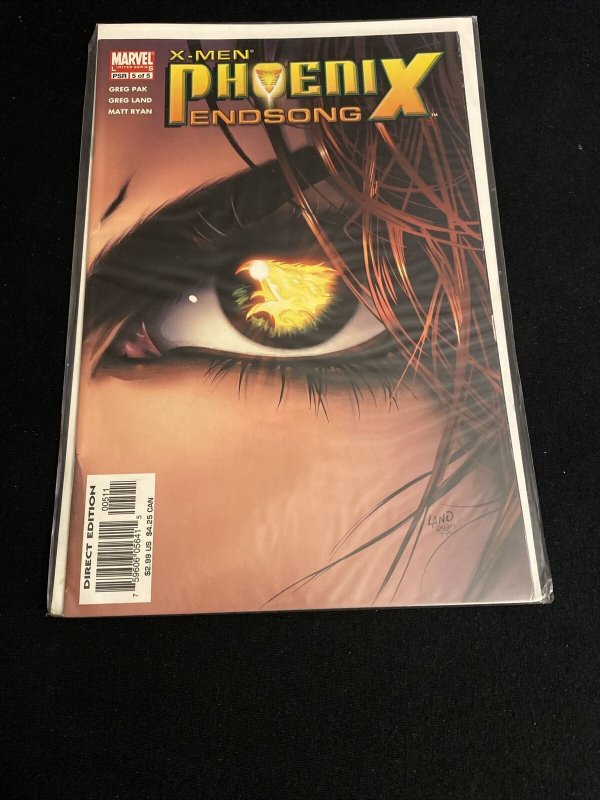 MARVEL X-Men: Phoenix Endsong (2005) #1 2 3 4 5 Complete Set PAK LAND RYAN 