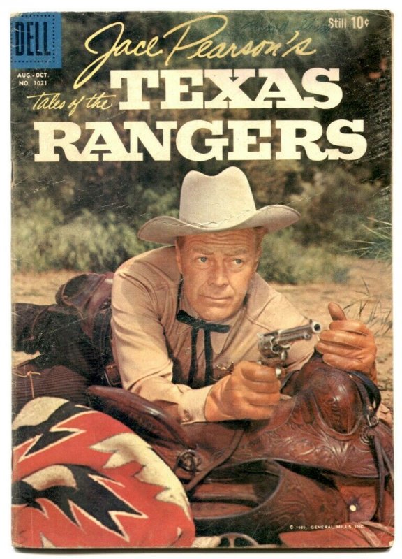 Jack Pearson' Tales of the Texas Rangers - Four Color comics #1021 VG
