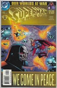 Superman  : Man of Steel   #115 VF/NM (Our Worlds at War)