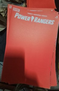 Power Rangers #1 Cover D Red Blank (2020)