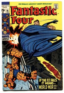 FANTASTIC FOUR #95 THE THING-JACK KIRBY MARVEL 1970 FN+