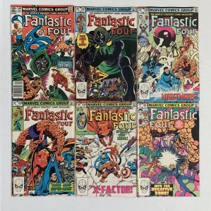 Fantastic four #246-251 Lot Of 6