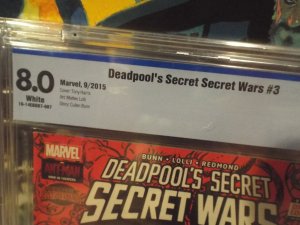 Deadpool's Secret Secret Wars #3 - CBCS 8.0 - 2015 - Marvel